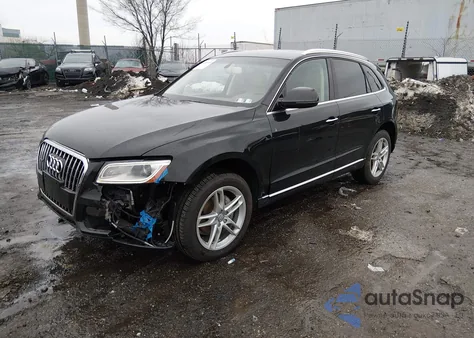 2017 Audi Q5 2.0T Premium from USA, damaged, VIN WA1C2AFP0HA080899